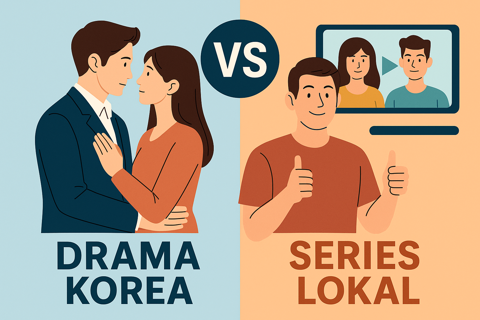Drama Korea vs Series Lokal di Pasar Indonesia