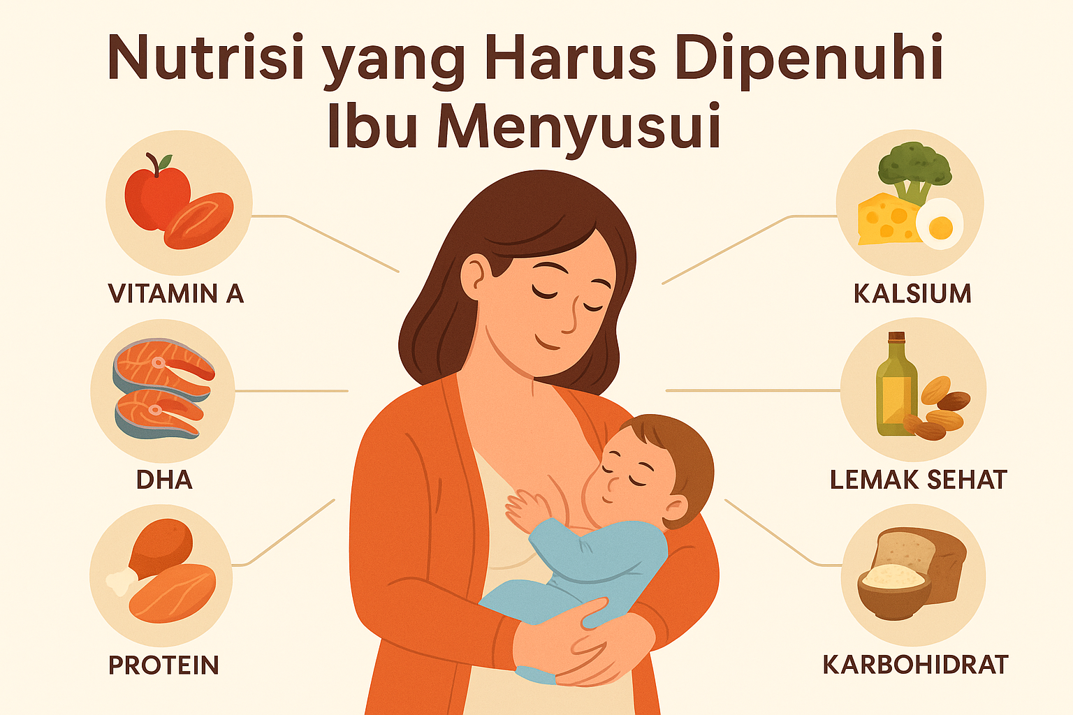 Nutrisi yang Harus Dipenuhi Ibu Menyusui