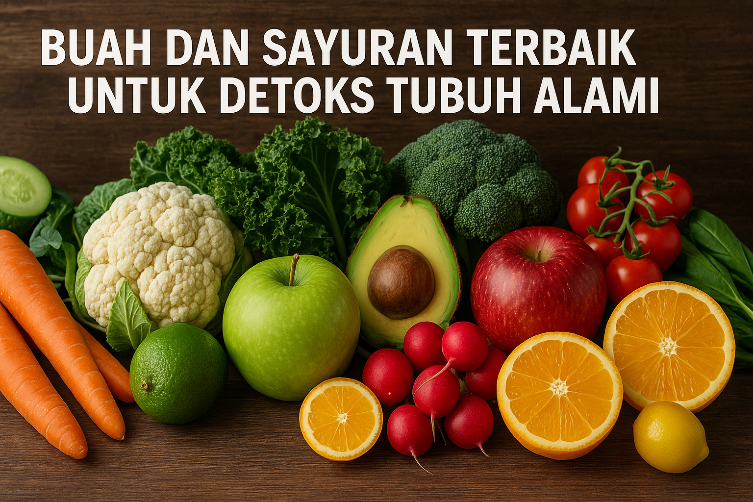 Buah dan Sayuran Terbaik untuk Detoks Tubuh Alami