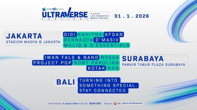 Festival Ultraverse 2026: Sensasi 5G+ dalam Musik