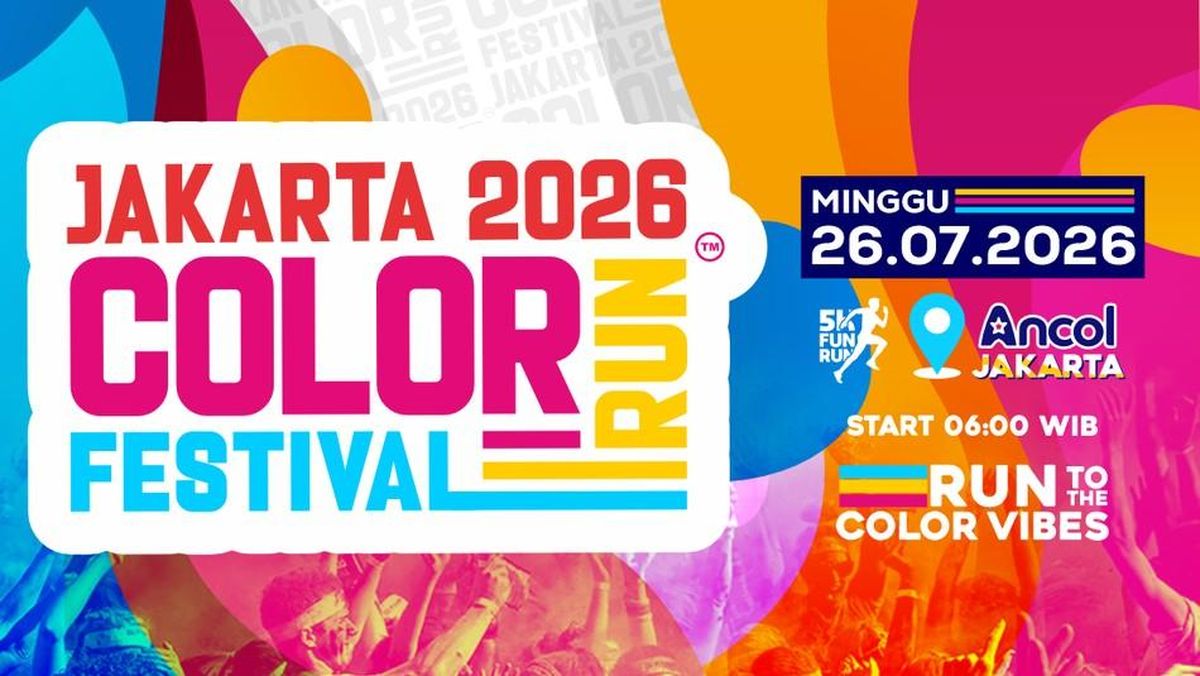 Festival Warna Ancol 2026: Olahraga dan Hiburan
