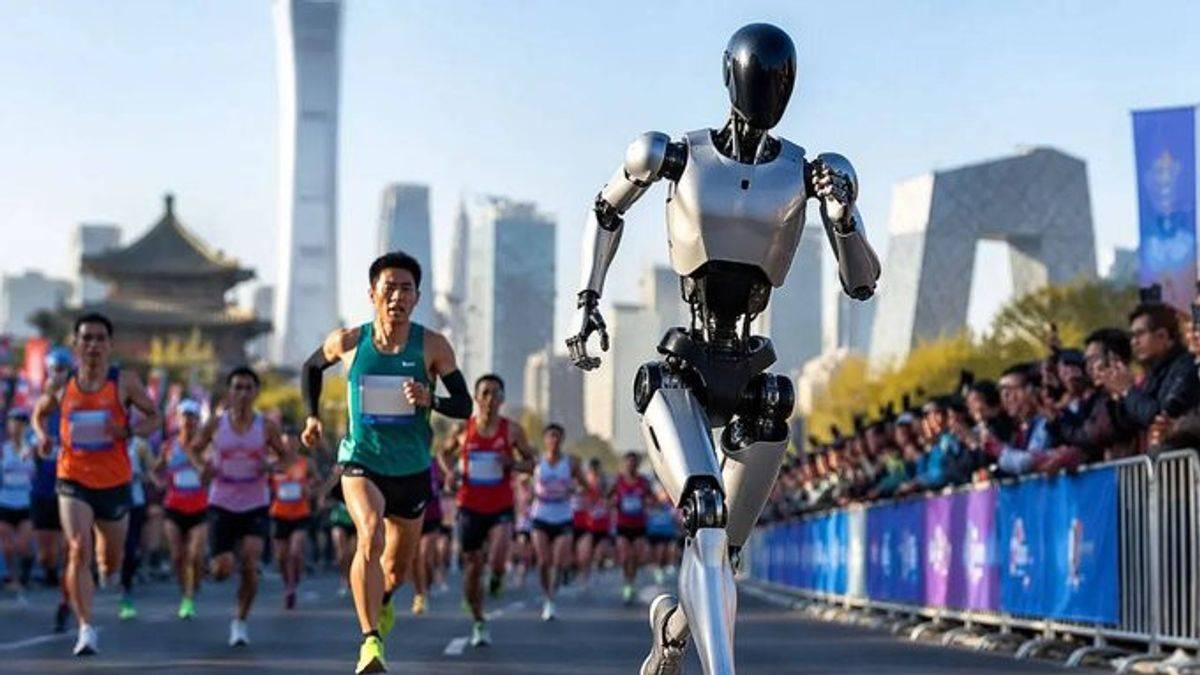 Inovasi Robot Mengguncang Half Marathon Beijing