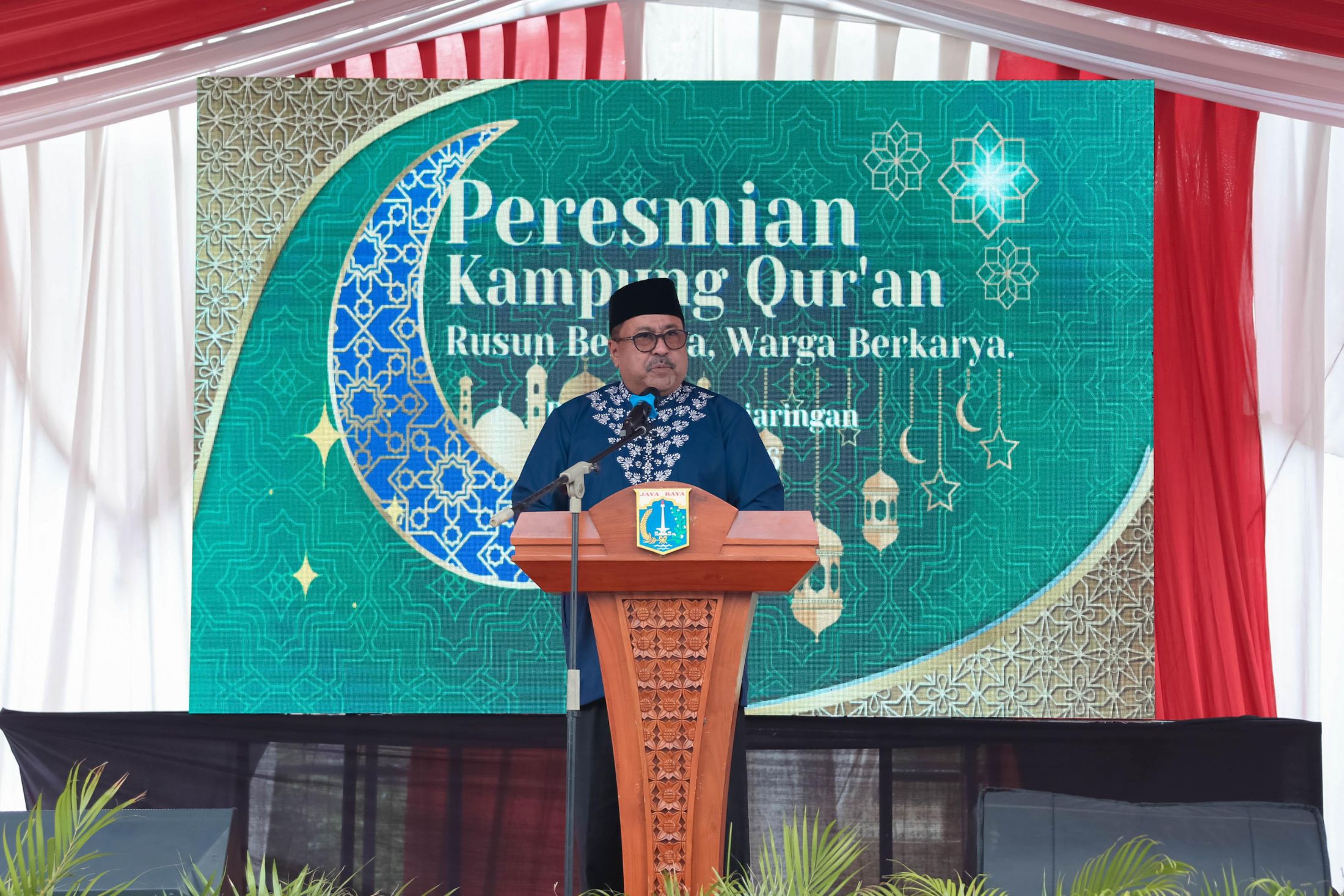 Wagub Rano Karno Resmikan Kampung Quran Rusunawa